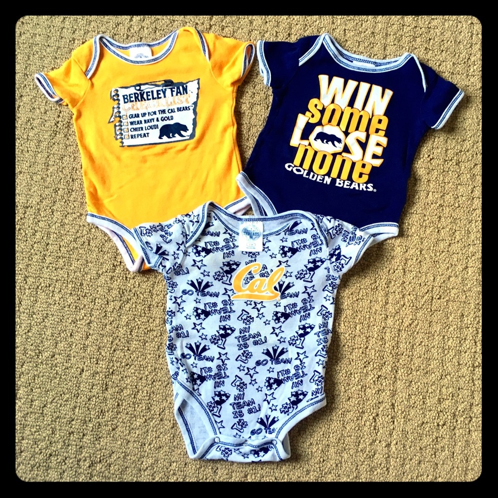 Cal bears onesie bundle